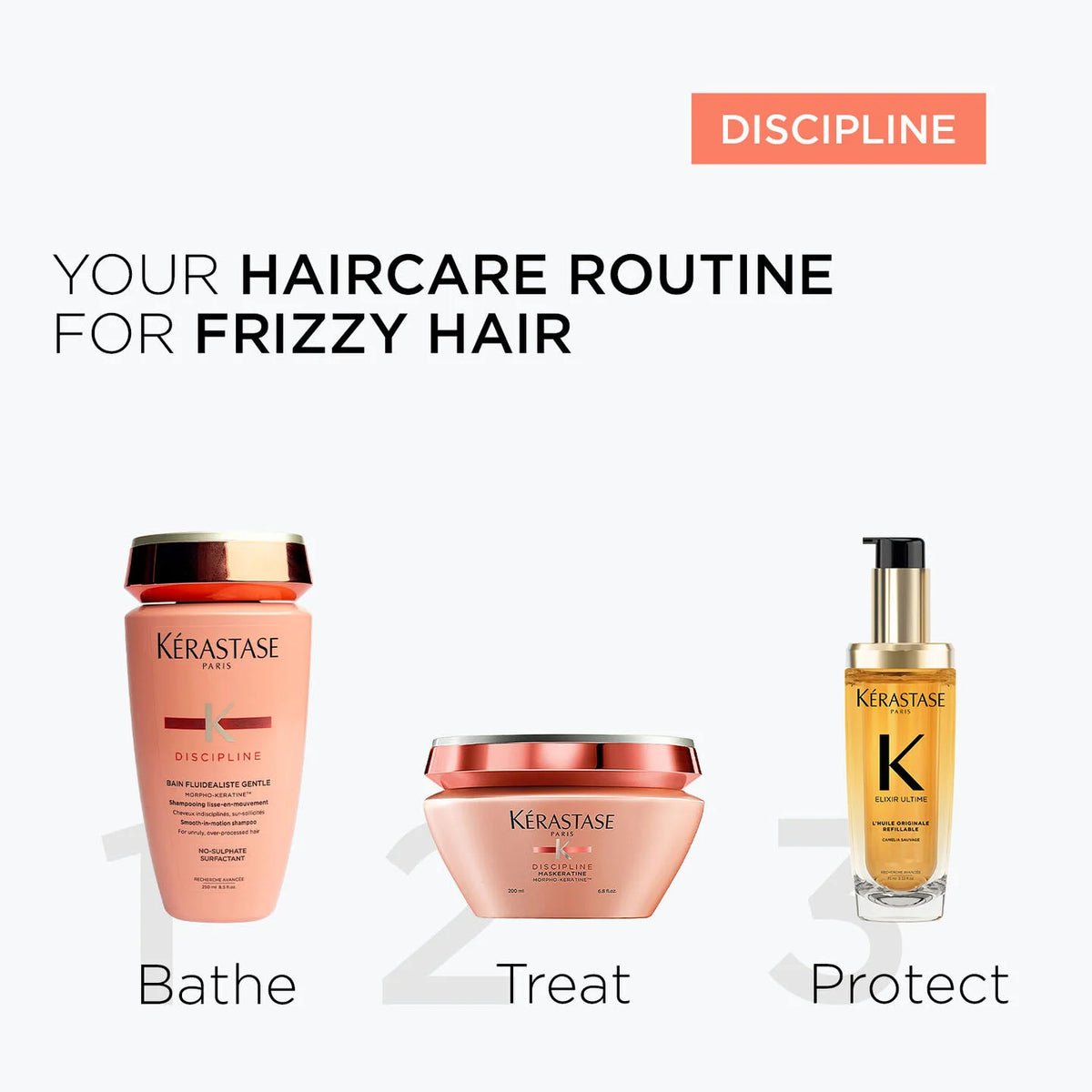 KERASTASE - DISCIPLINE BAIN FLUIDEALISTE GENTLE SHAMPOO (250 ML)