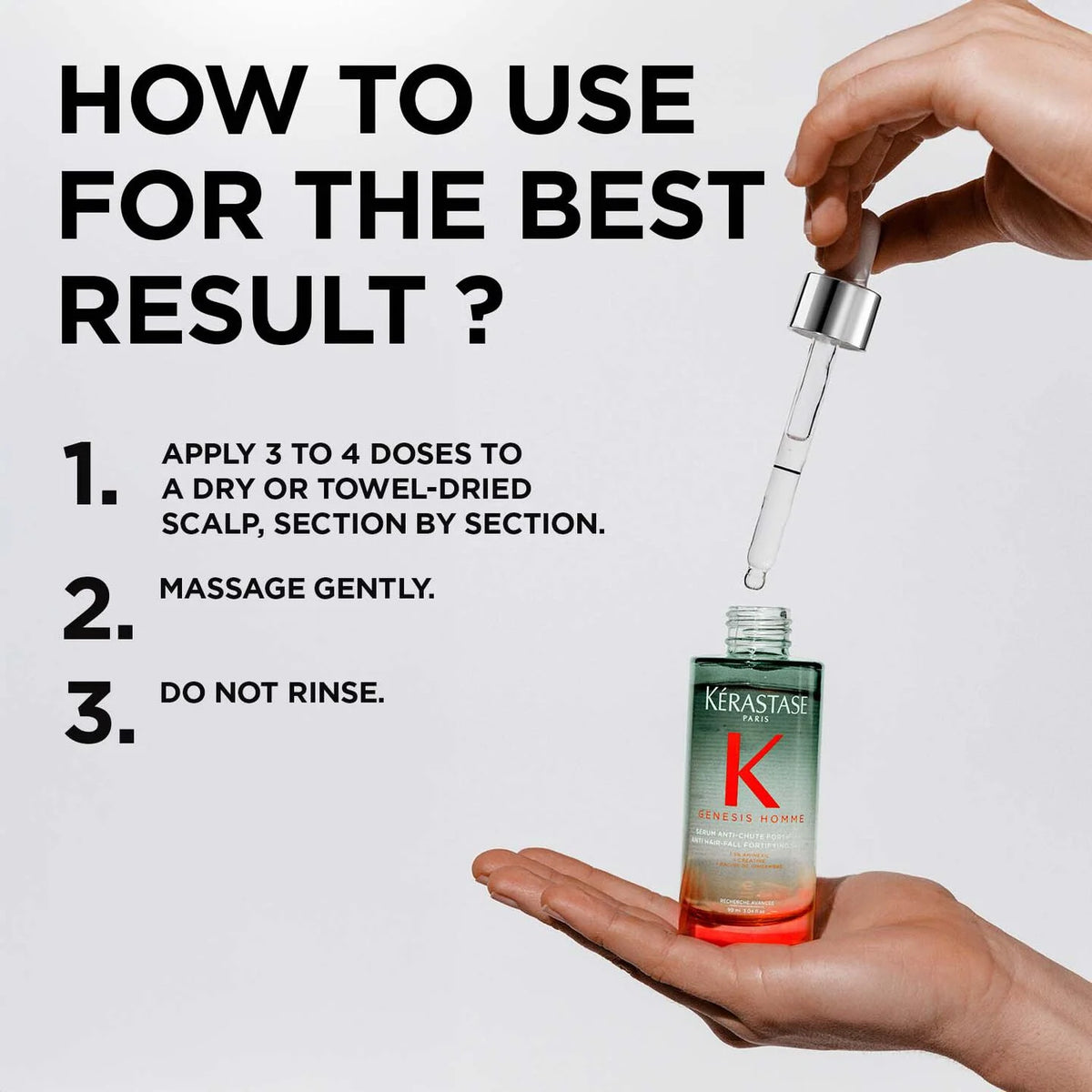 KERASTASE - GENESIS HOMME ANTI-HAIR FALL FORTIFYING SERUM (90 ML)