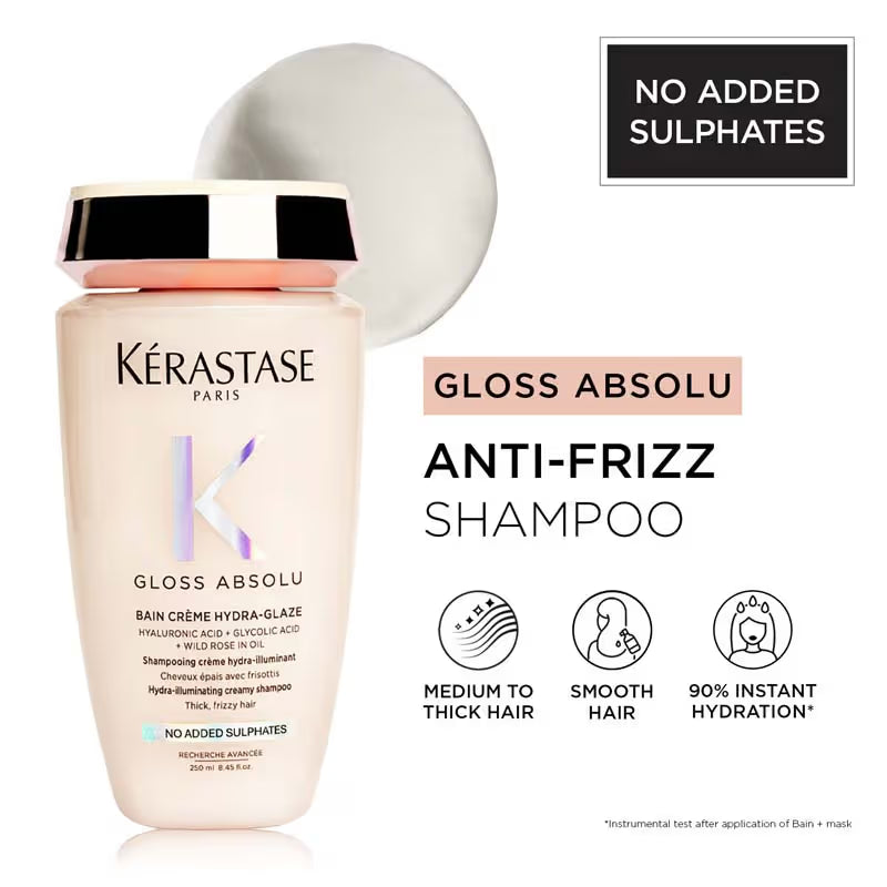 Kerastase Gloss Absolu Creme Anti-Frizz Shampoo (250 ML)