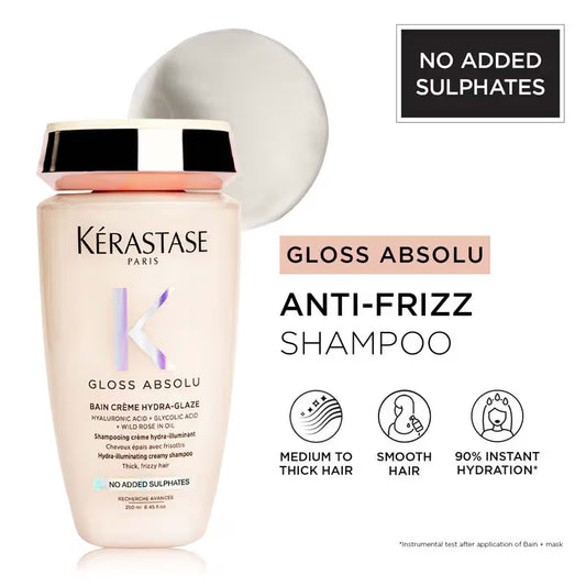 Kerastase Gloss Absolu Creme Anti-Frizz Shampoo (250 ML)