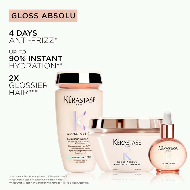 Kerastase Gloss Absolu Creme Anti-Frizz Shampoo (250 ML)