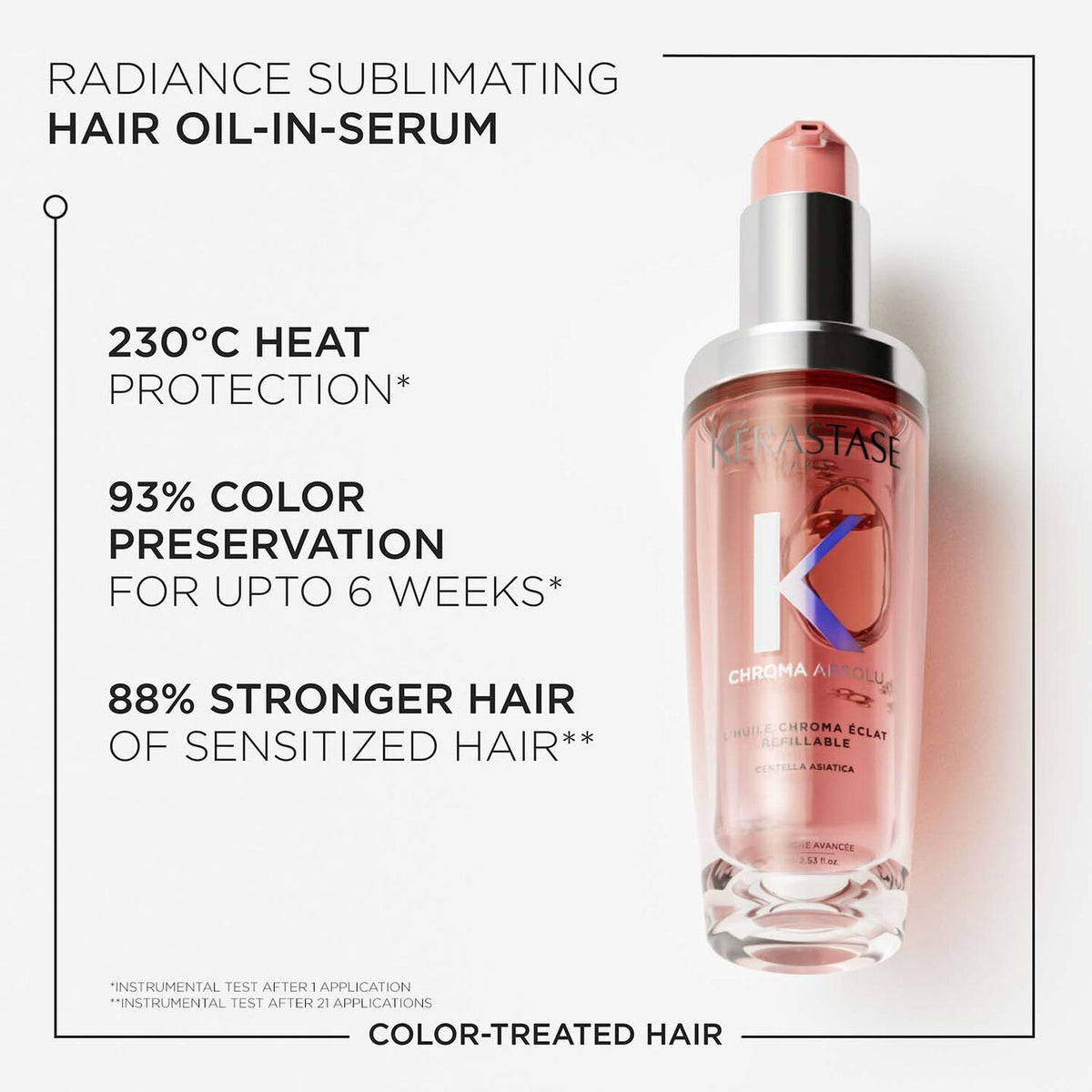 KERASTASE - CHROMA ABSOLU L'HUILE CHROMA ECLAT OIL REFILLABLE (75 ML)