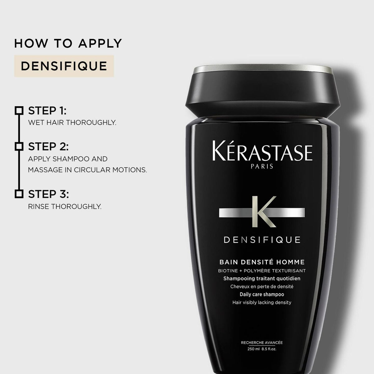 KERASTASE - DENSIFIQUE BAIN DENSITE HOMME SHAMPOO (250 ML)