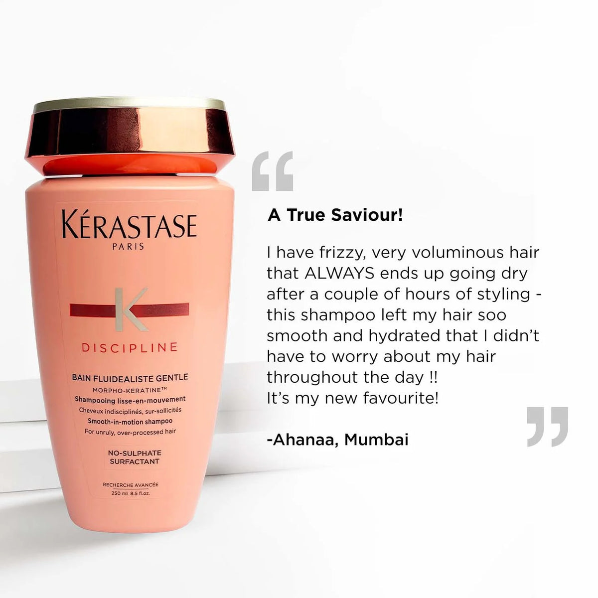 KERASTASE - DISCIPLINE BAIN FLUIDEALISTE GENTLE SHAMPOO (250 ML)