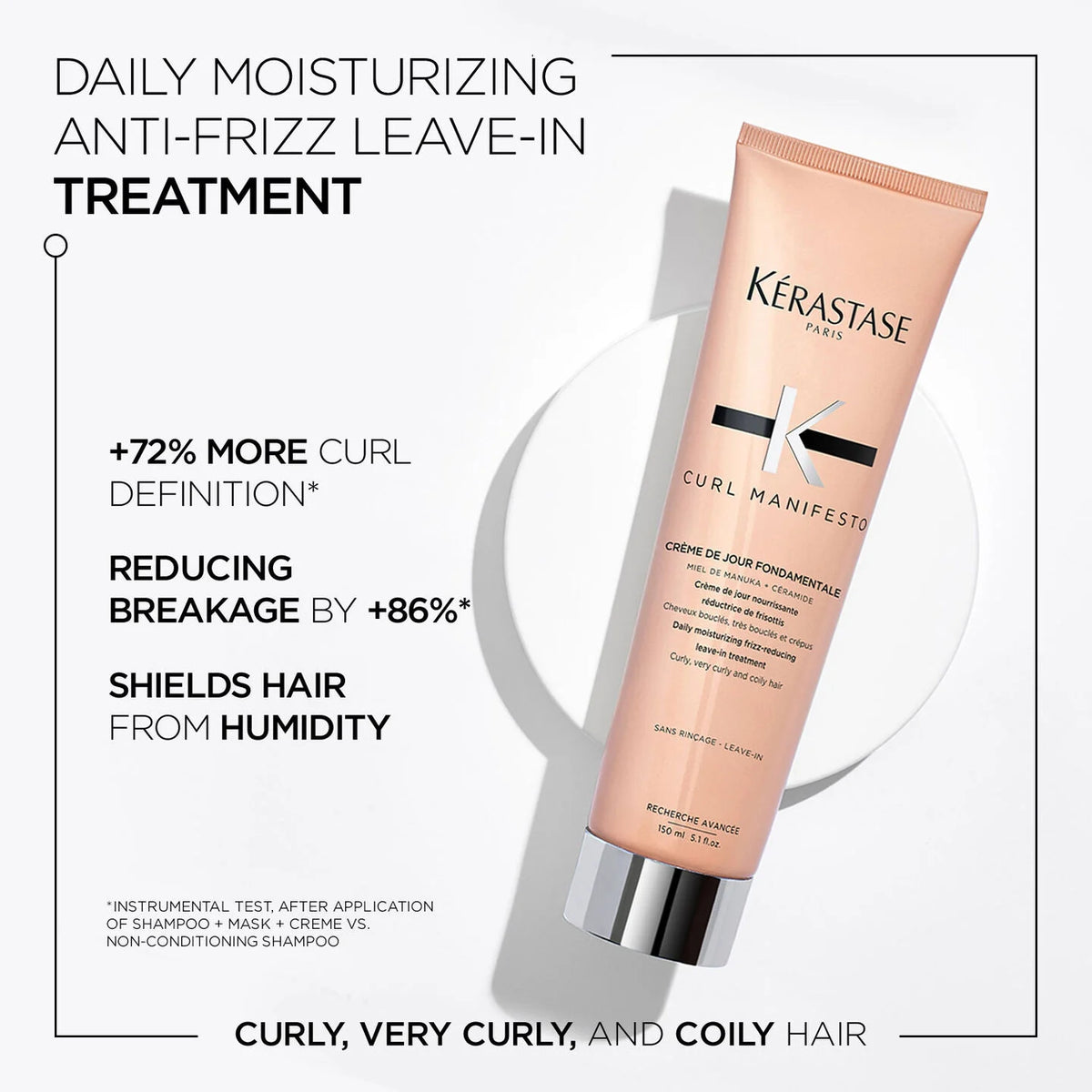 KERASTASE - CURL MANIFESTO CREME DE JOUR FONDAMENTALE LEAVE IN (150 ML)