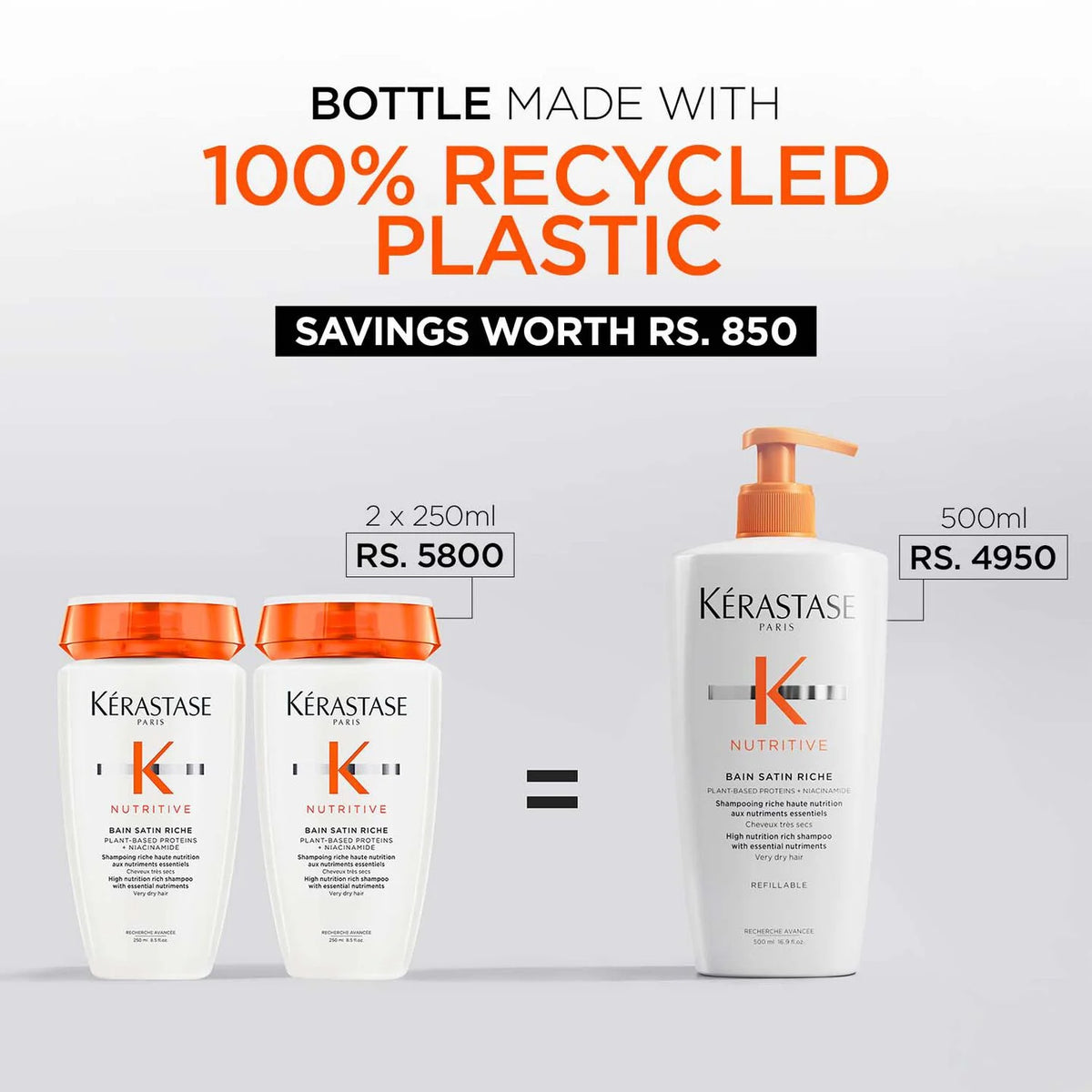 KERASTASE - NUTRITIVE BAIN SATIN 2 SHAMPOO (500 ML)